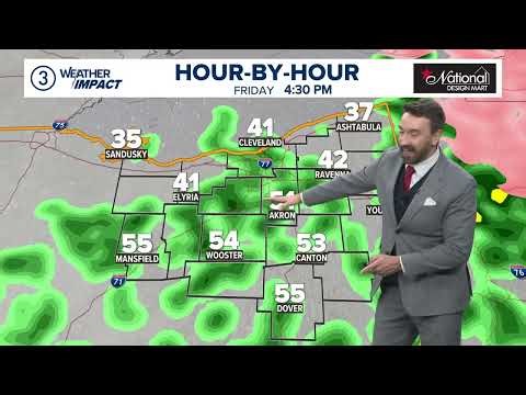 Cleveland and Northeast Ohio weather: Brief ice potential, then rain today