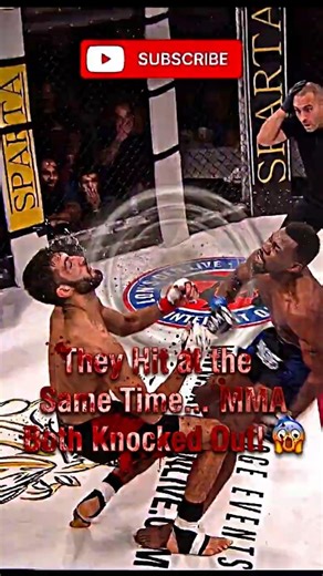 Both Fighters KO Each Other at the Same Time!😱#ufc #mma #boxing #shortvideo#shorts#viral#viralvideo
