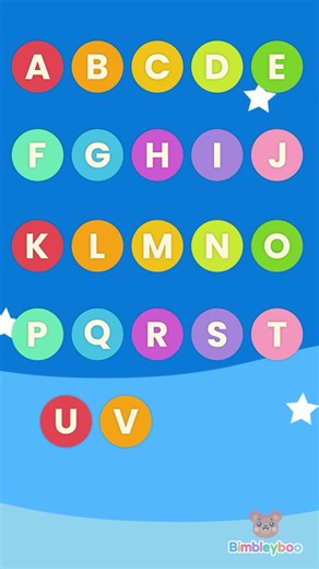ABC Song with Circles | Learn Letters A to Z for Kids | Alphabet Song for Toddlers | Bimbleyboo
