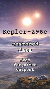 Kepler 296e - outpost logs rediscovered