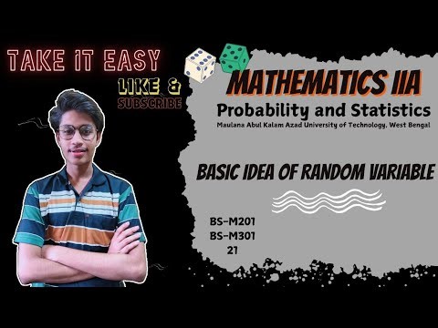 Basic idea of Random variable||Mathematics IIA||Probability&Statistics||BS-M201||BS-M301||MAKAUT