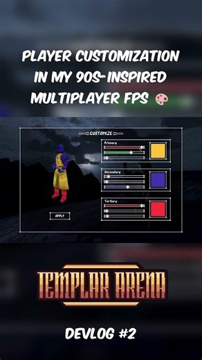 Player Customization In My 90s-Inspired Multiplayer FPS 🎨