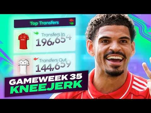 BAD FREE HIT | FPL KNEEJERK BLANK GAMEWEEK 35 | Fantasy Premier League Tips 2025/26