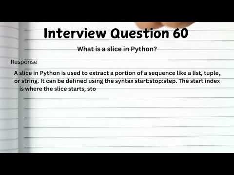 TOP 50+ Python Interview Questions & Answers | Freshers & Experienced Candidates | Crack Interviews