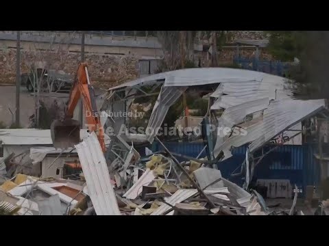 Israeli crews begin bulldozing UNRWA headquarters in east Jerusalem - AP explains