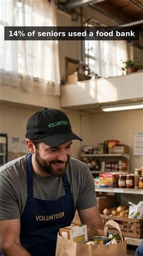 Older Americans report fewer affordability problems than younger adults but 14% use food banks