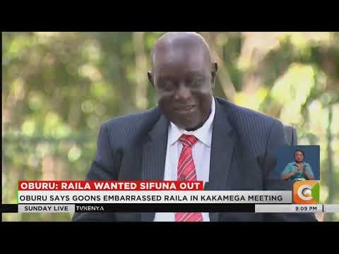 Oburu says Raila sought Sifuna ouster over meeting row