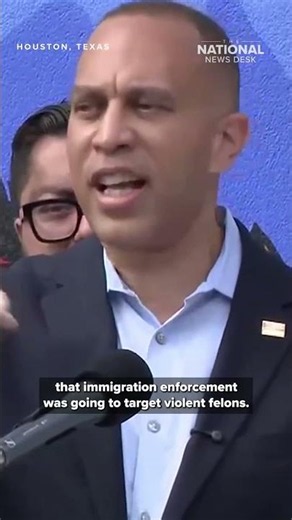Jeffries blames Trump's 'toxic policies'