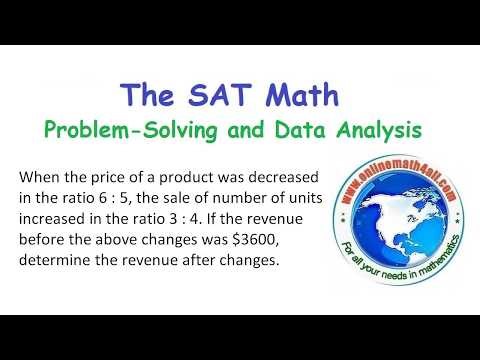 The SAT Math : Problem-Solving and Data Analysis