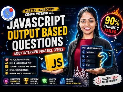 Can You Predict the JavaScript Output? 😱 | Real Mock Interview Questions #1