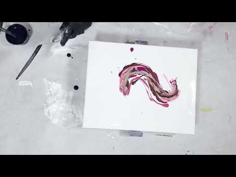 Swiping with Pebeo Moon and Boom Gel Booster