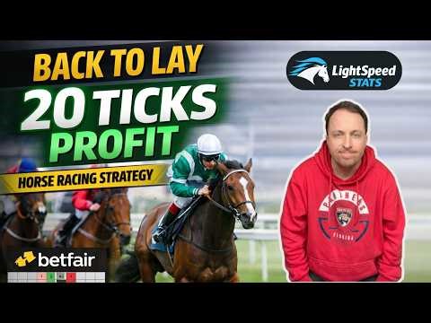 Back to Lay 20 Ticks Profit - Horse Racing Strategy Betfair Trading