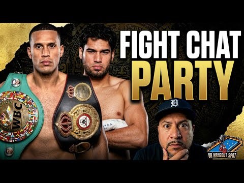 🔴 LIVE CHAT PARTY: Benavidez vs Zurdo | Unified Cruiserweight Championship 🥊🔥