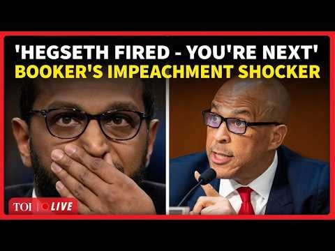 ‘HEGSETH IS GONE, PATEL NEXT?’: Cory Booker Vows To Take Down Kash Patel In Wild Senate Fight