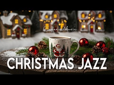 Winter Snowfall Coffee Lounge ☕❄️ Smooth Jazz & Bossa Nova for Study and Focused Calm