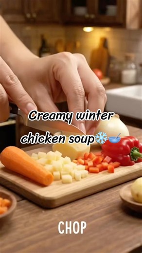 Creamy Winter Chicken Soup 🥣