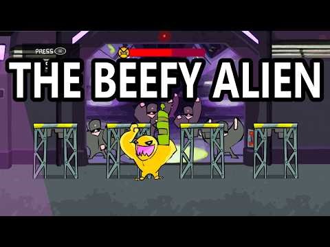 Alien Hominid: Who is the beefy alien?