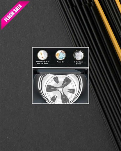 Whirlpool 9 Kg 5 Star Bloomwash Pro Fully-Automatic Top Loading Washing Machine - Built In Heater...