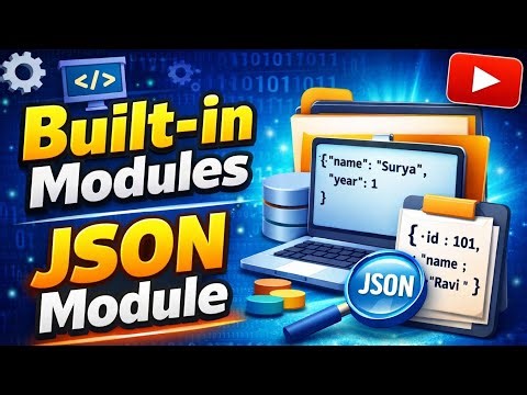 JSON Module in Python Explained | dump(), load(), dumps(), loads()