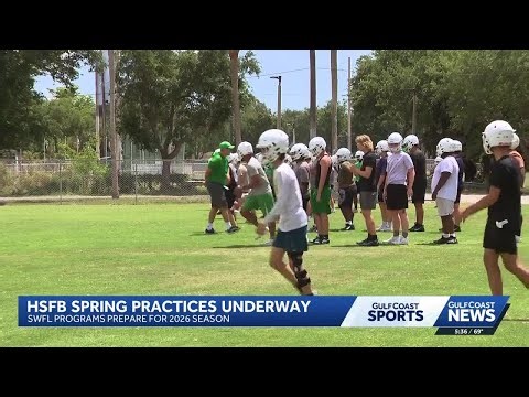 High school football spring practices begin across Florida for 2026 season