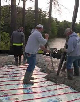 How we like pouring large concrete floors #shorts