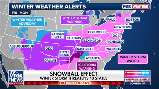 WEATHER ALERT: As many as 200 million Americans are expected to be impacted by a massive winter storm that could bring crippling ice and heavy snow from the southern Plains all the way up to New England. "We have not seen something like this in at least 15 years." | FOX Weather Mike Seidel | Fox News