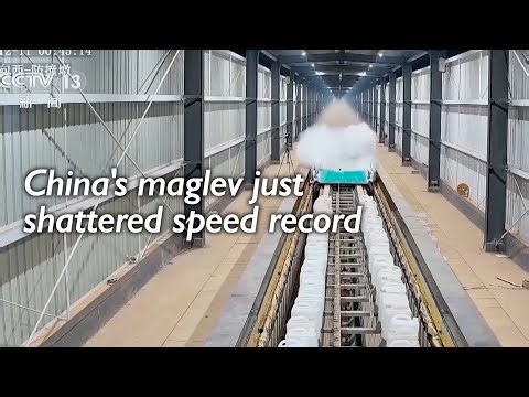 China smashes maglev speed record, accelerating to 700 km/h in just 2 seconds