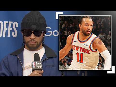 "Passionate fans will show up and support" Jalen Brunson on MSG Fans After Game 1 | May 4, 2026