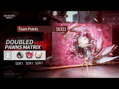 S0R1 Cartethyia 16311 points | Doubled Pawns Matrix Season 1 | Wuthering Waves 3.0 Showcase