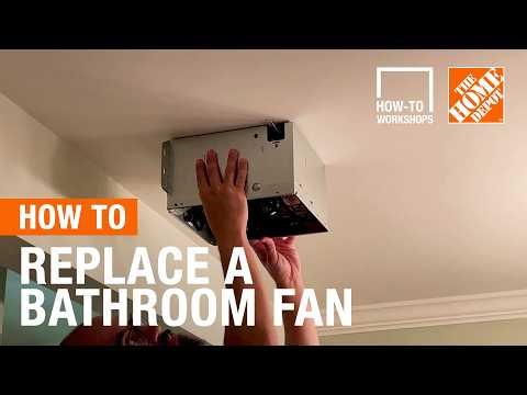 How-To Workshops - How to Replace a Bathroom Fan | The Home Depot
