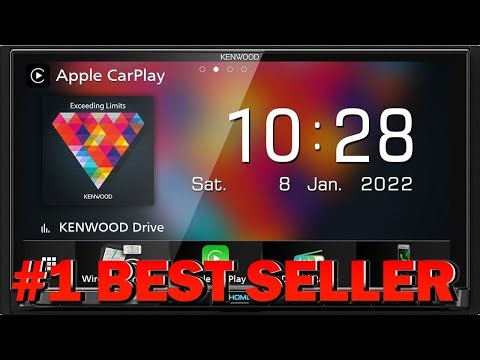 KENWOOD DMX8021DABS 7" Digital Media AV Receiver with Wireless CarPlay - B0BSV7N2DR