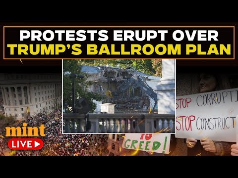 LIVE | Protesters Rally Against Trump’s White House Ballroom Project Amid Public Backlash | US News