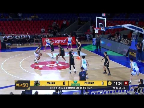 MACAU vs PHOENIX | 1ST QUARTER HIGHLIGHTS | PBA SEASON 50 COMMISSIONER’S CUP
