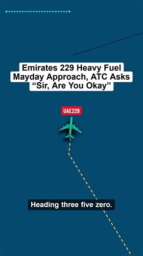 Emirates 229 Heavy Declares Fuel Mayday — “Sir, Are You Okay?” #aviationnews #emirates #mayday