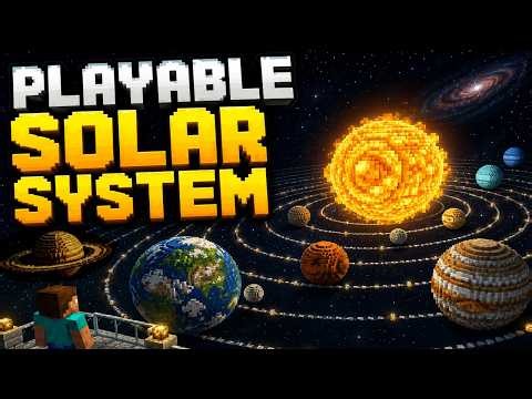 I Built THE ULTIMATE Solar System Map in Minecraft