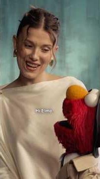 Millie Bobby Brown and Elmo talk about the mysteries of growing up #SesameStreet
