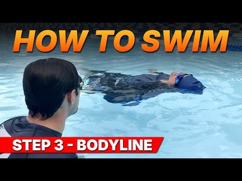 Beginner Swimming Lesson 3: Bodyline | How to Swim Faster
