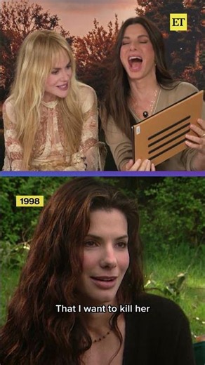 Nicole Kidman and Sandra Bullock React to ‘Practical Magic’ ET Interview