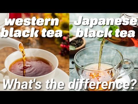 Difference between Japanese black tea and Western black tea