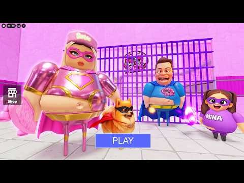 CANSEL Prison Run Obby New Update - Roblox All Bosses Battle FULL GAME Walkthrough All Items #roblox