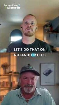 Choosing a VMware Alternative using Azure Local and Nutanix