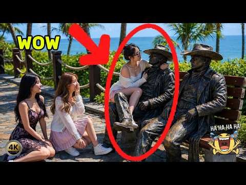#cowboy_prank — The Cowboy Said “Hi, Baby!” 😂 Her Reaction Had Everyone Laughing!