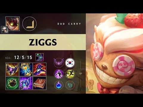 Ziggs Bot vs Cassiopeia - KR Master Patch 26.20