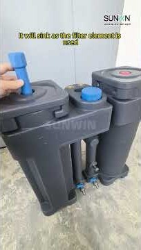 SUNWIN Maintenance: Oil-Water Separator Filter Replacement | Compressed Air Dryer Expert