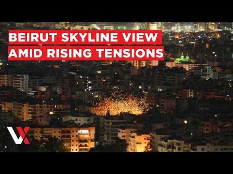 LIVE | View Over Beirut Skyline Amid Rising Regional Tensions | VERTEX