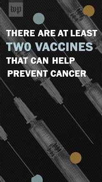 How vaccines can help prevent cancer, chronic illnesses