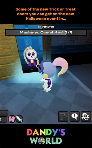 Some of the Trick-or-treat doors you can get! | Dandy's World Halloween Event 2026