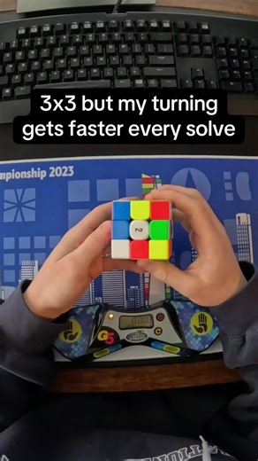 3x3 Rubik's Cube: Speed Turning Challenge
