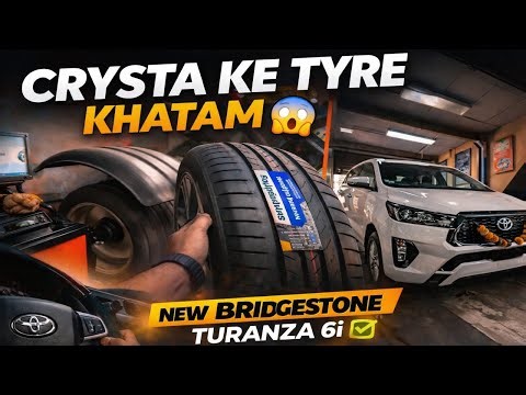 Innova Crysta Ke Tyre Khatam 😱 | Bridgestone Turanza 6i Tyres Installed | Honest Review