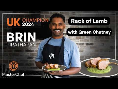 Sambal Crusted Rack of Lamb by MasterChef UK Champion Brin Pirathapan